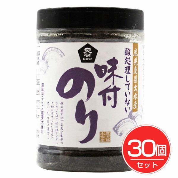 ムソー　酸処理していない味付のり　40枚(板のり5枚分)×30個セット【ムソー】1