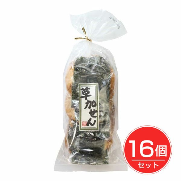 草加せん　のり　6枚×16個セット　【ムソー】1