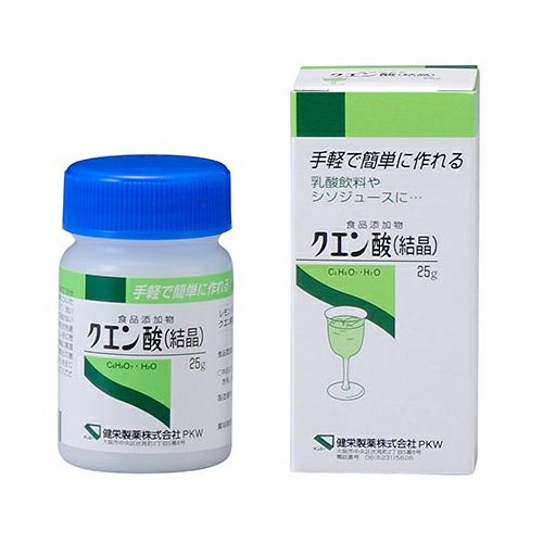 クエン酸　結晶　25g　食品添加物　【健栄製薬】1