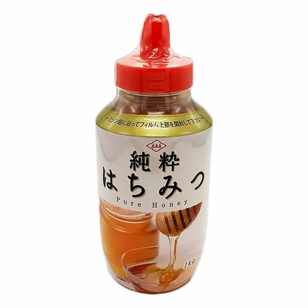 純粋はちみつ　1kg　【朝日】1