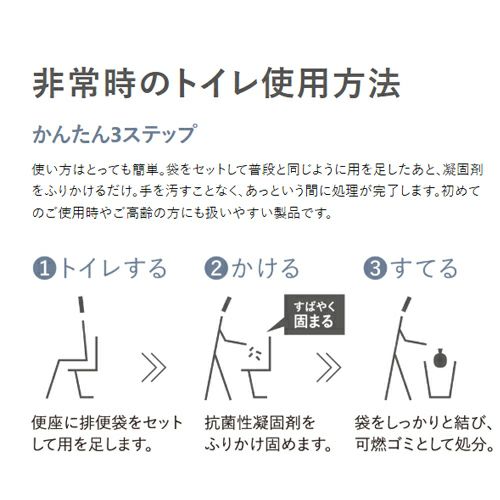 アートトワレ  ねこ  003-cat　壁に飾る防災トイレ処理セット(5回分)  ATW-5　【まいにち】4