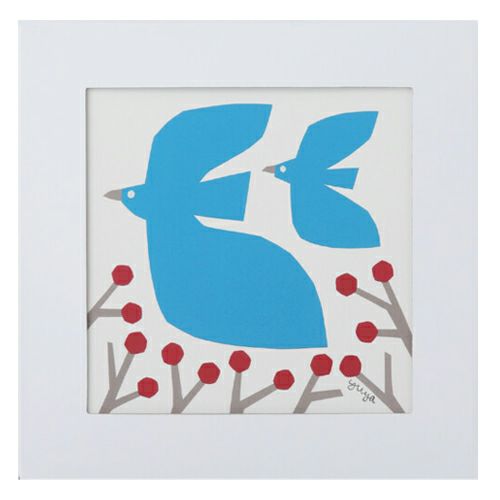 アートトワレ  青い鳥  013-blue bird　壁に飾る防災トイレ処理セット(5回分)  ATW-5　【まいにち】1