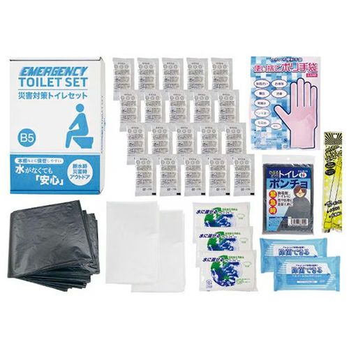 災害対策トイレセット20回分　TM-40　【エピオス】1