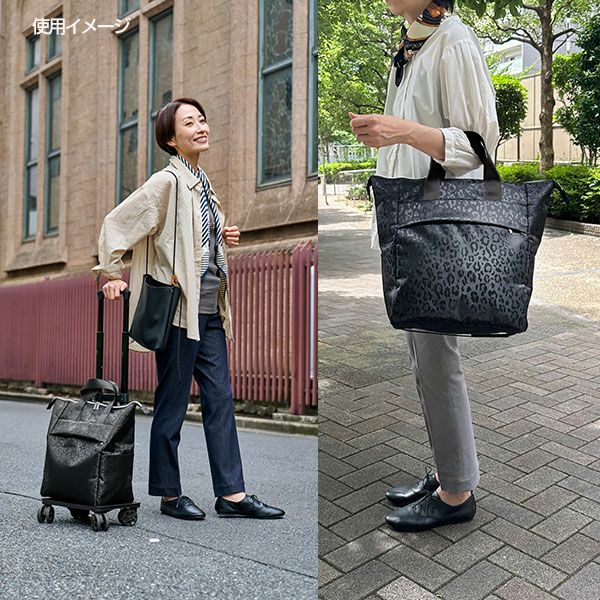 レップ　4輪カート レオパード  ブラック　BK【レップ】2