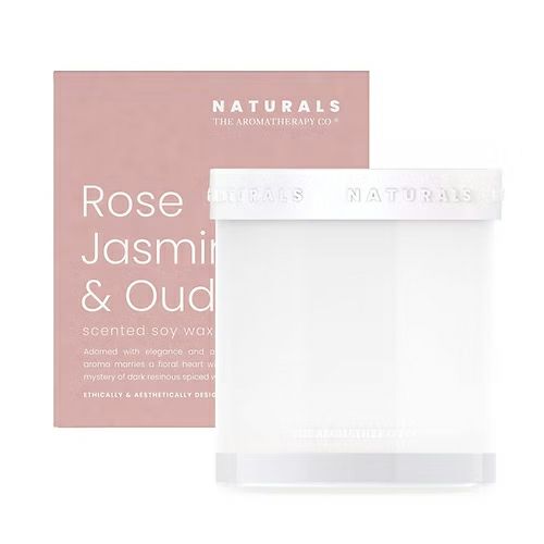 Naturals　ナチュラルズ　キャンドル　ローズジャスミン＆ウード　400g　【三和トレーディング】1