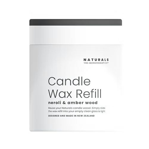 Naturals　ナチュラルズ　キャンドル　リフィル(詰め替え用）　ネロリ＆アンバーウッド　400g　【三和トレーディング】2