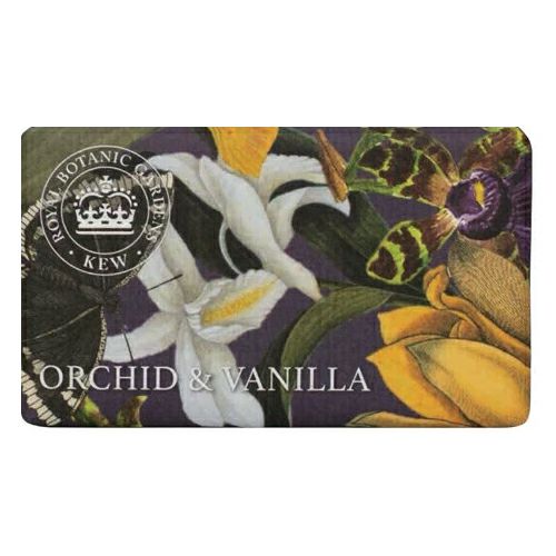 ザ・イングリッシュソープカンパニー　キュー・ガーデン　ラグジュアリーシアソープ　オーキッド＆バニラ　240g　【三和トレーディング】1