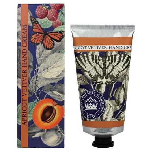 ザ・イングリッシュソープカンパニー　キュー・ガーデン　ラグジュアリーハンドクリーム　アプリコットベチバー　75ml　【三和トレーディング】1