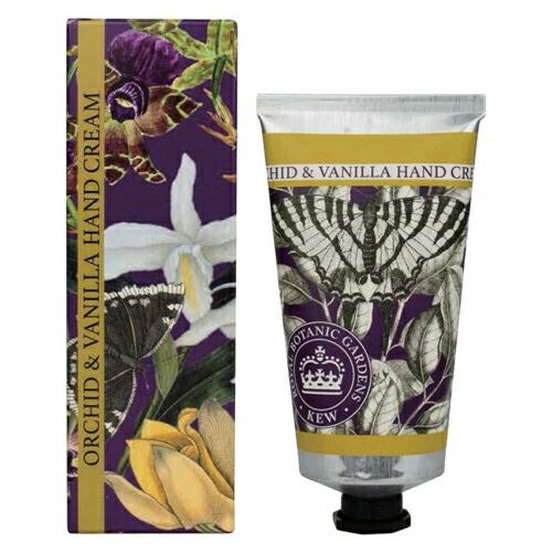 ザ・イングリッシュソープカンパニー　キュー・ガーデン　ラグジュアリーハンドクリーム　オーキッド＆バニラ　75ml　【三和トレーディング】1