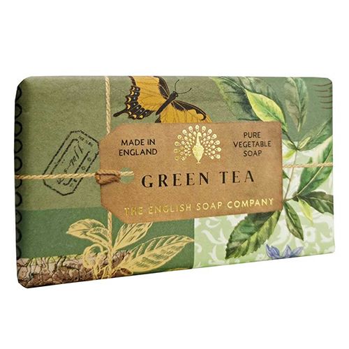 ザ・イングリッシュソープカンパニー　アニバーサリーコレクション　ラグジュアリーシアバターソープ　グリーンティ　190g　【三和トレーディング】1