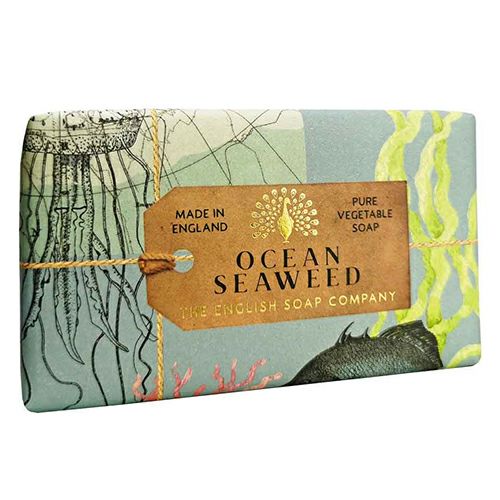 ザ・イングリッシュソープカンパニー　アニバーサリーコレクション　ラグジュアリーシアバターソープ　オーシャンシーウィード　190g　【三和トレーディング】1