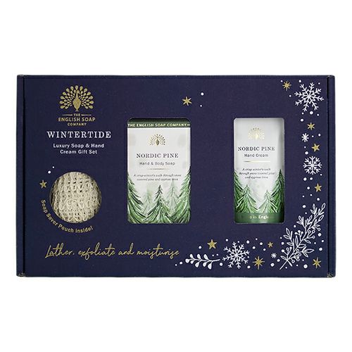 ザ・イングリッシュソープカンパニー　ウインタータイド　ギフトセット　ノルディックパイン　【三和トレーディング】1