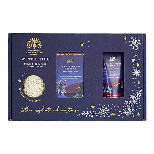 ザ・イングリッシュソープカンパニー　ウインタータイド　ギフトセット　フランキンセンス＆ミルラ　【三和トレーディング】1