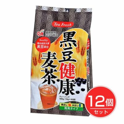 小谷穀粉 黒豆健康麦茶 40包×12個セット- 小谷穀粉 