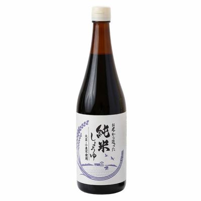 お米から造った純米しょうゆ 720ml - 大正屋醤油店 