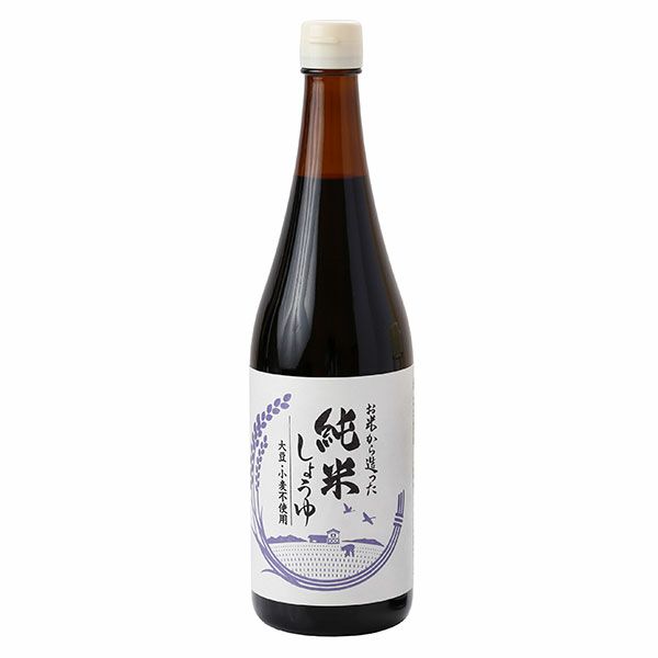 お米から造った純米しょうゆ　720ml　【大正屋醤油店】1
