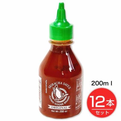 フラインググース シラチャー・チリソース 200ml×12個セット - フジフードサービス 