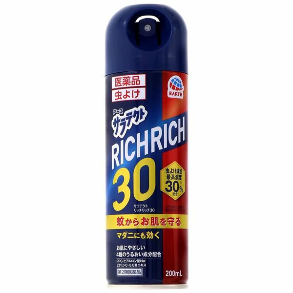 サラテクト　リッチリッチ30　200ml　【アース製薬】1