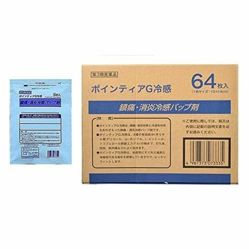 ポインティアG冷感　64枚　【テイコクファルマケア】1