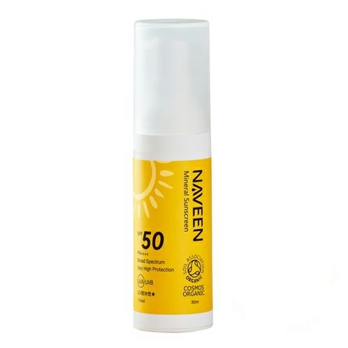 ナヴィーン　ミネラルサンスクリーン　ライトベージュ　SPF50  PA++++　30ml　【おもちゃ箱】1