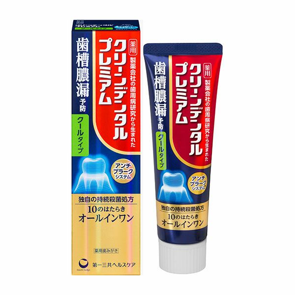 クリーンデンタルプレミアム クールタイプ　100g《医薬部外品》【第一三共ヘルスケア】1