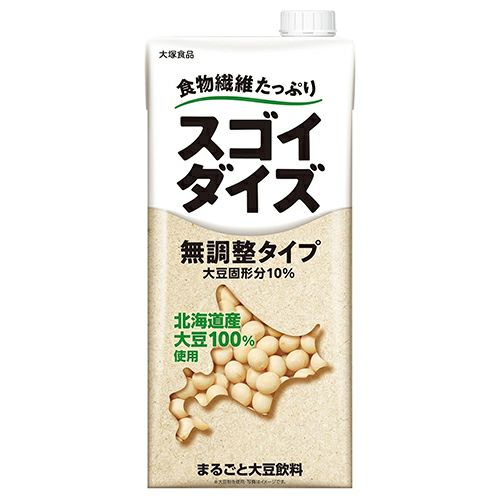 スゴイダイズ　無調整タイプ　1000ml　【大塚食品】1