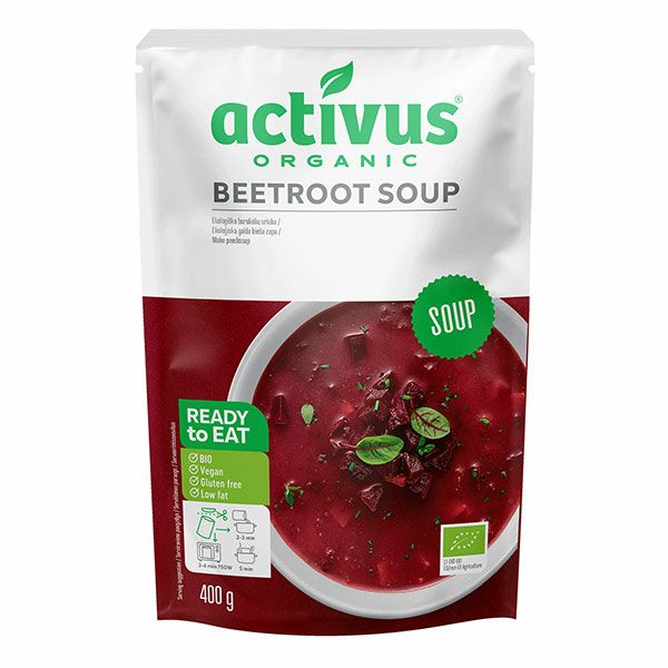 activus　オーガニックビーツスープ　400g　【むそう商事】1