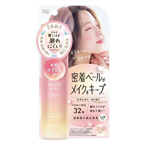 メイクカバー　うるおいミスト桃セラミド+　65g　【ジーアール】1
