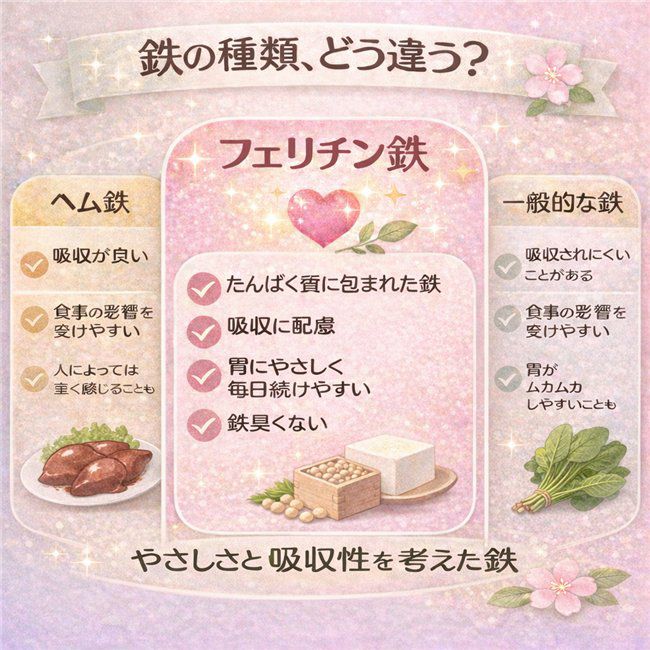 フェリチン鉄＋葉酸　60粒 ×6個セット (合計120日分)   【ユニマットリケン】4