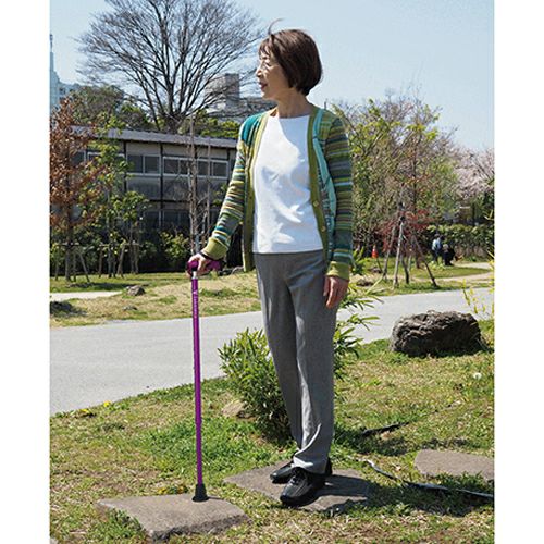 バンブーステッキ　パープル　【竹虎】4